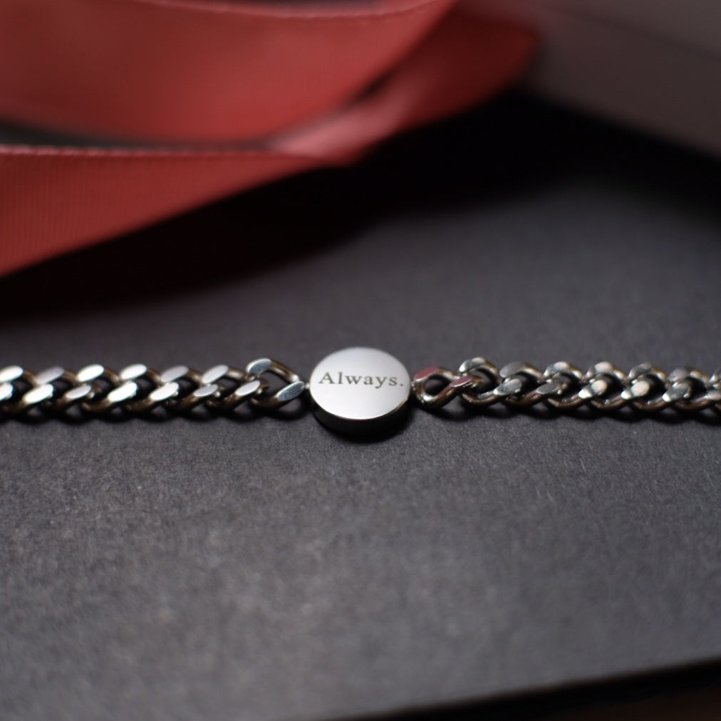 "Always" Love Reminder - High-grade Stainless Steel Chain Bracelet