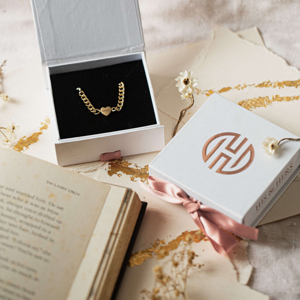 Love Reminder (Gold) - High-grade Stainless Steel Chain Bracelet